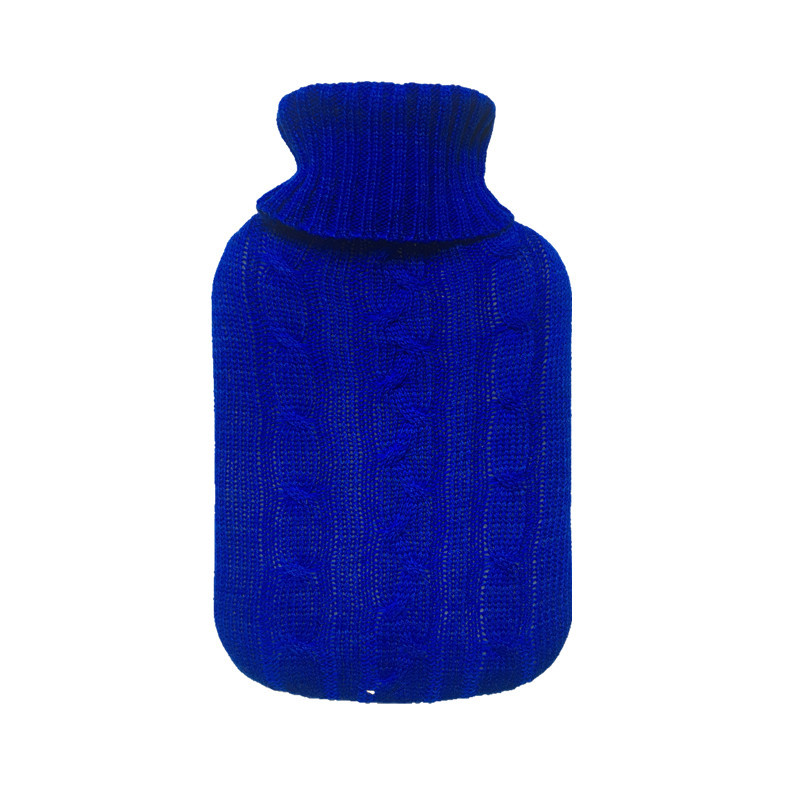Picture of 2000ml hot water bag knitted cover large cloth cover water-filled hot water bag flannel bag super soft knitted insulation