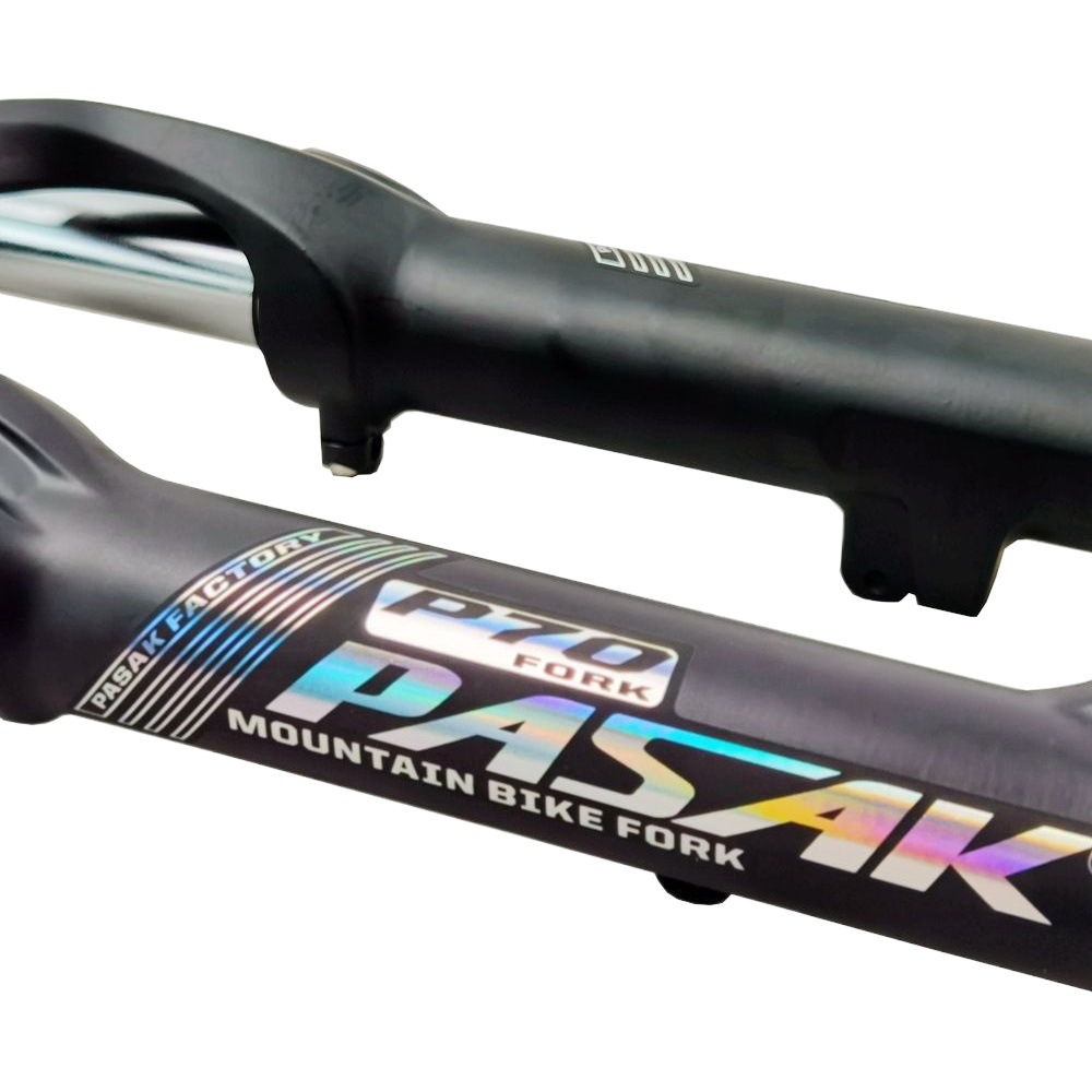 PASAK mountain bike shock absorber front fork soft and hard adjustable lockable 20/24 inch folding bike small wheel diameter disc brake