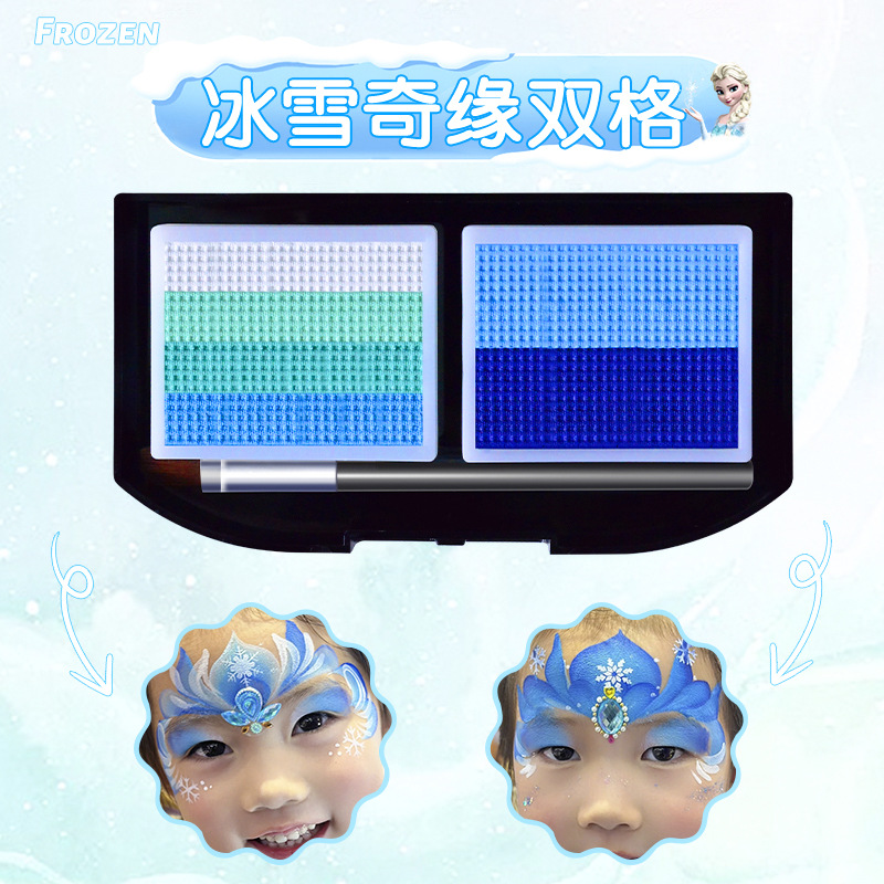 Picture of Children's Human Face Painting suit Festival Comic-Con Makeup 3D Painting Pigments Water-soluble Washable Pigments