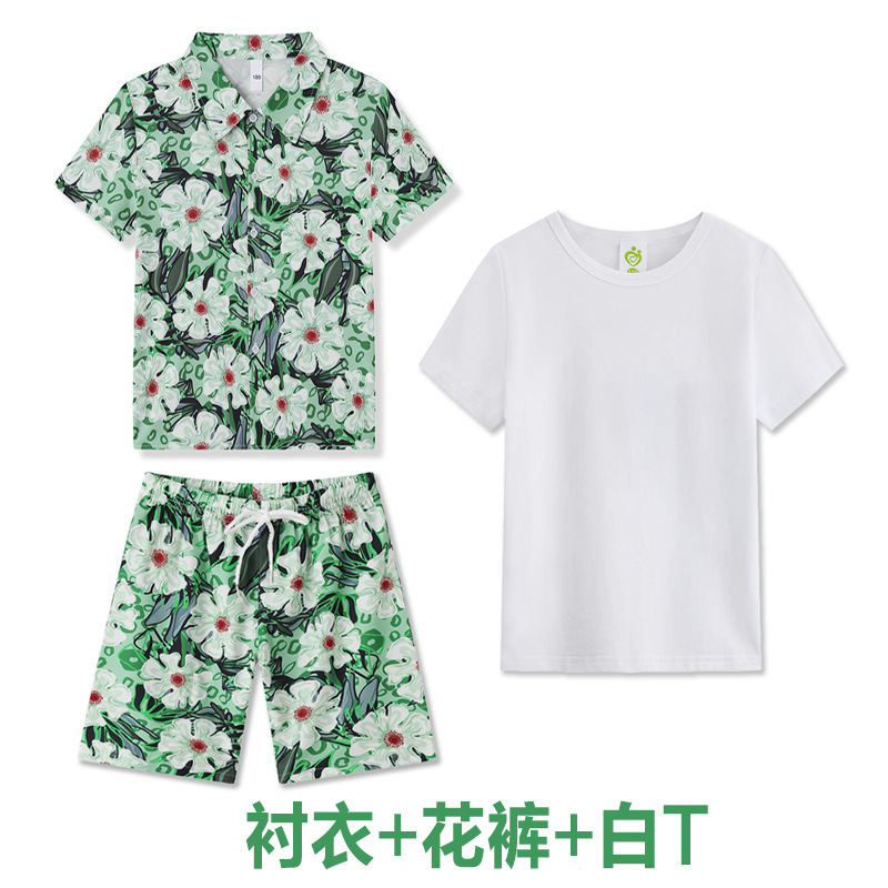 Picture of Mother and Child women's clothing ethnic style Sanya Travel skirt a family of three parent-child clothes seaside holiday beach skirt western style