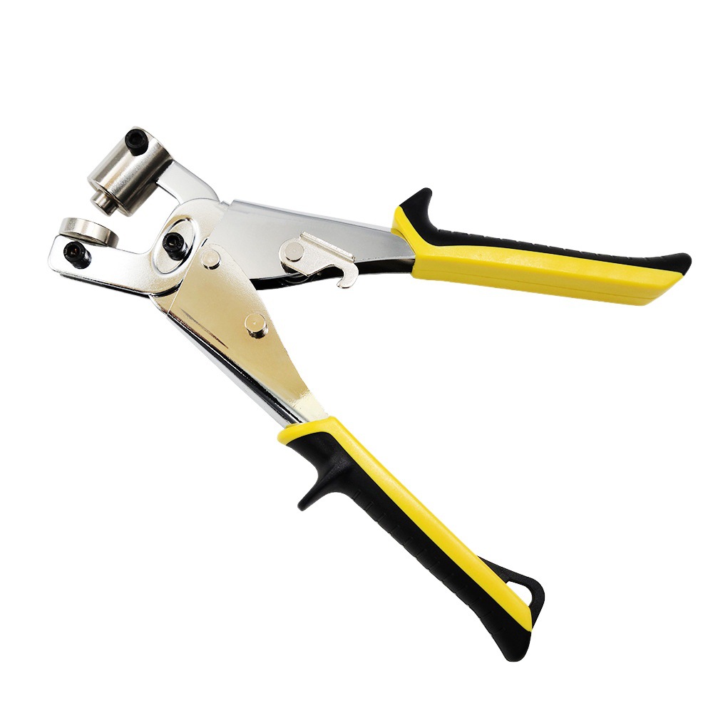 New hand-held inkjet cloth with lock Manual buckle tongs advertising tool portable buckle device advertising cloth buckle eye machine