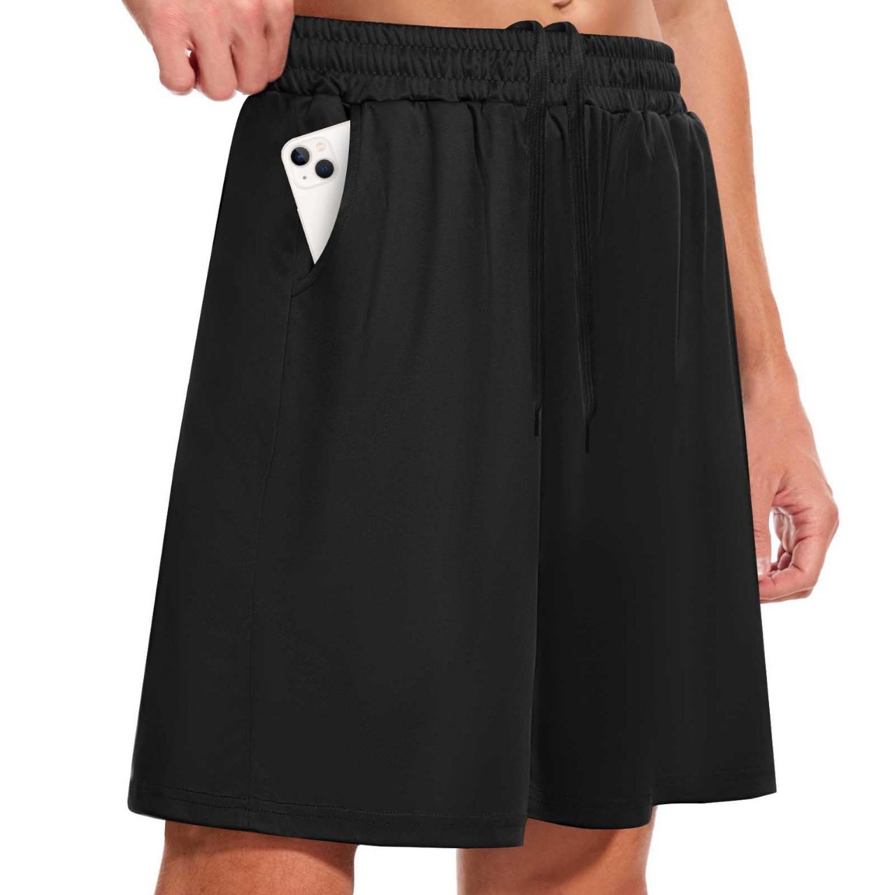 European and American Summer Outdoor Men's Quick-drying Pants Breathable Fitness Running Five-point Pocket Loose Sports Pants Casual Shorts