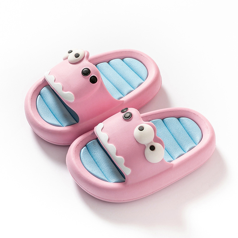 Picture of Cartoon Dinosaur Baby Children's Slippers Summer Boys and Girls Bathroom Non-Slip Baby Children's Slippers
