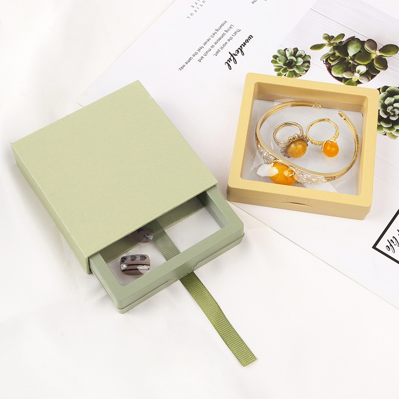 Picture of Anti-Oxidation Jewelry Box Drawer-Type Pe Film Storage Suspension Box Bracelet Box Earrings Bracelet Packaging Jewelry Box