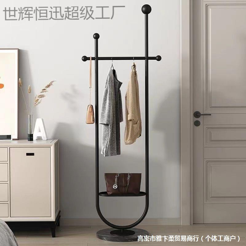 Hanger floor standing doorway coat rack home simple hanger light luxury Internet celebrity coat rack hanging clothes rack