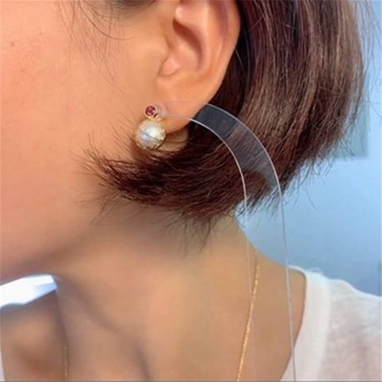 Transparent Acrylic Board Earrings Earrings Display Bar Stall Jewelry Shop Shake Voice Live Special Wear-free Test Rack
