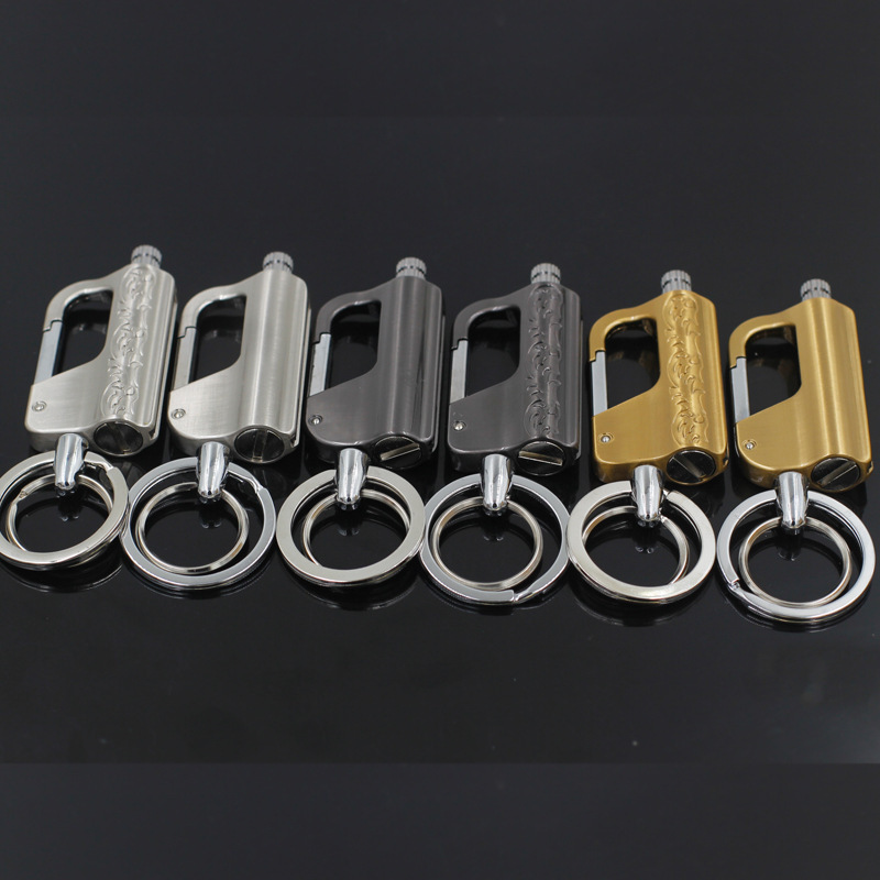 Dolphin HY-650 new creative metal keychain waterproof ten thousand matches