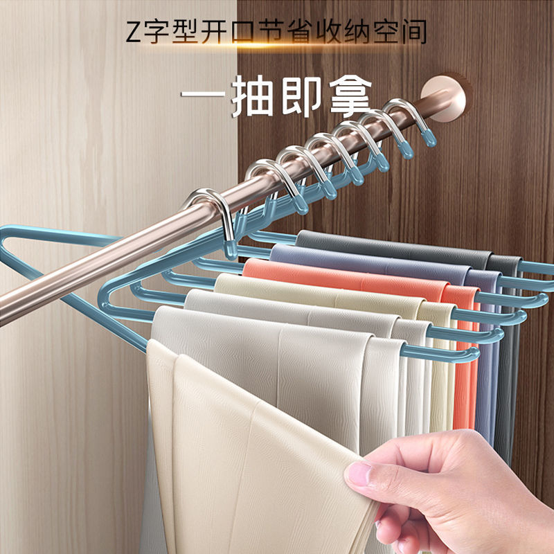Picture of Non-Slip Goose-Shaped Clothes Hanger for Home Use, Goose-Shaped Pants Hanger, Pants Clip, Traceless Z-Shaped Design, Wholesale from Manufacturer, Creative