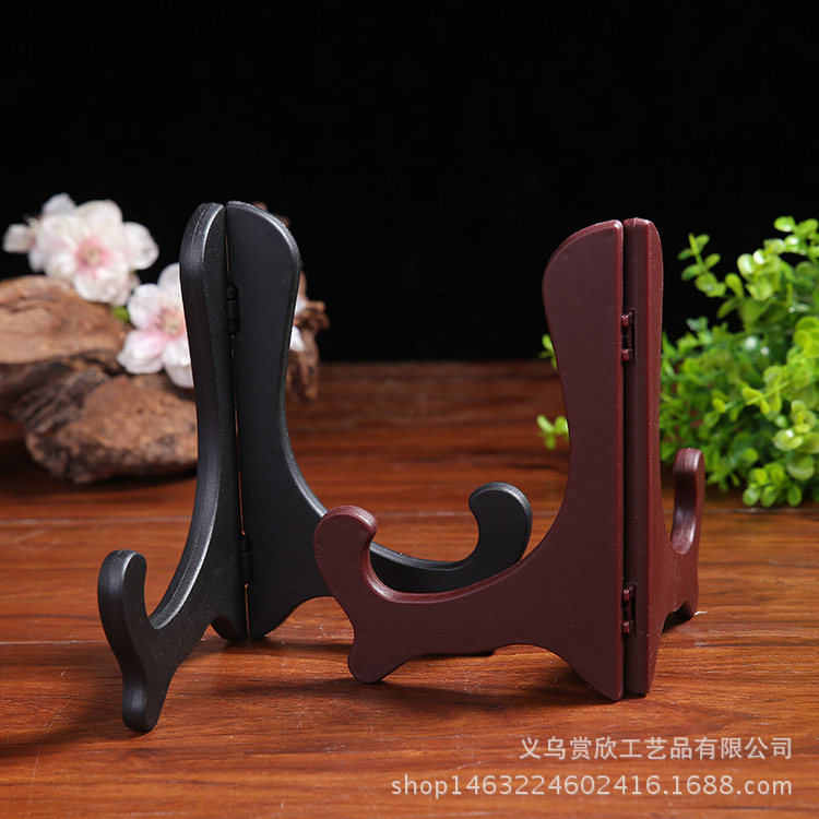 Picture of Wholesale Pu'er Tea Shelf Tea Cake Rack Pu'er Display Stand Plastic Bracket Decorative Disc Base Porcelain Plate Bracket