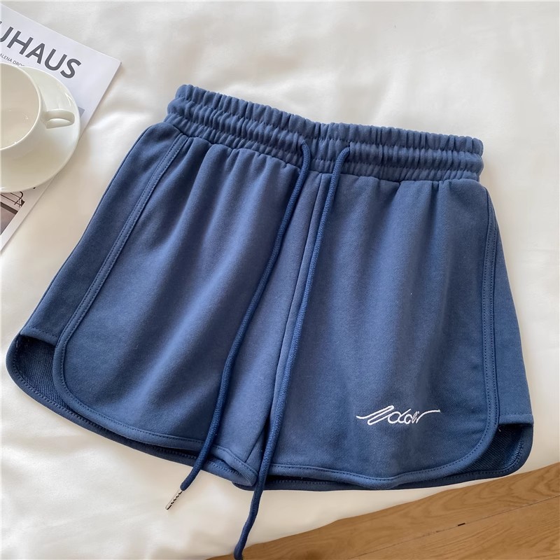 Picture of 2025 Summer Sports Shorts for Women, Loose Outer Wear, Running Home Pajamas, High-Waisted Casual Wide-Leg Pants, Yoga Hot Pants