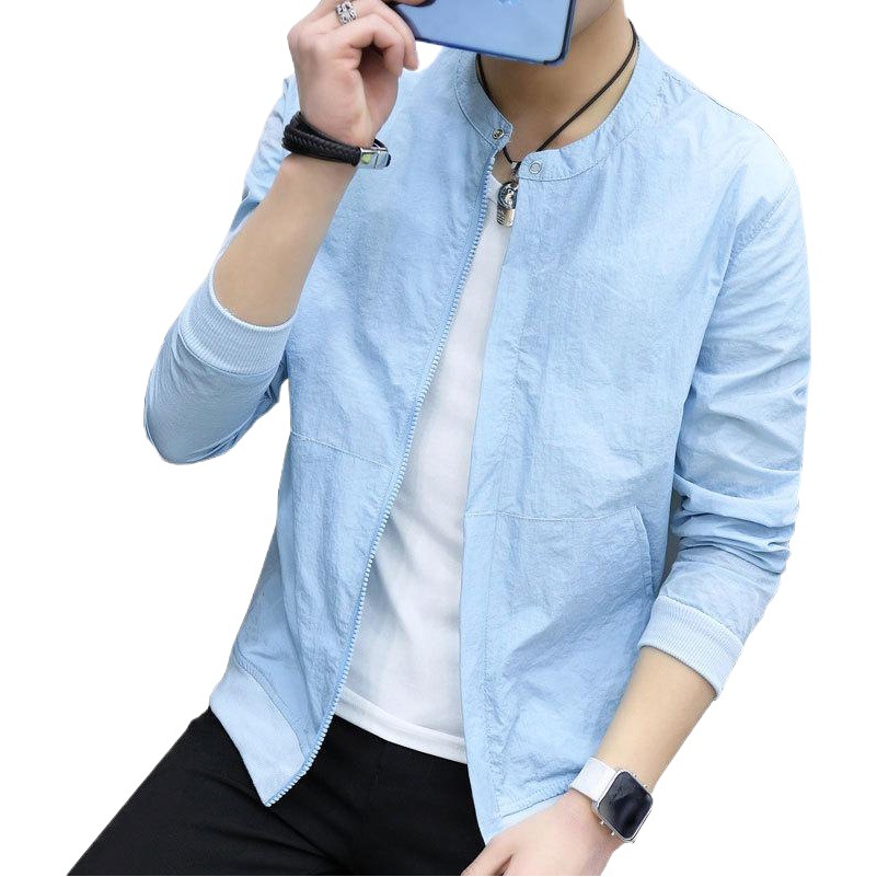 Taobao Men's Jacket Spring Jacket Men's Korean-style Slim-fit Fashionable Handsome Summer All-match Sunscreen Ultra-thin