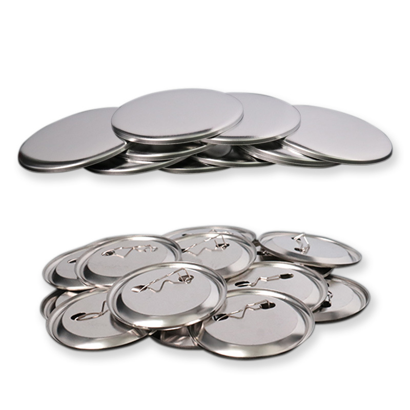 Picture of Tinplate Badge Back Cover Blank Consumables High Quality Round Bar Metal Badge Material Factory Direct Sales Wholesale