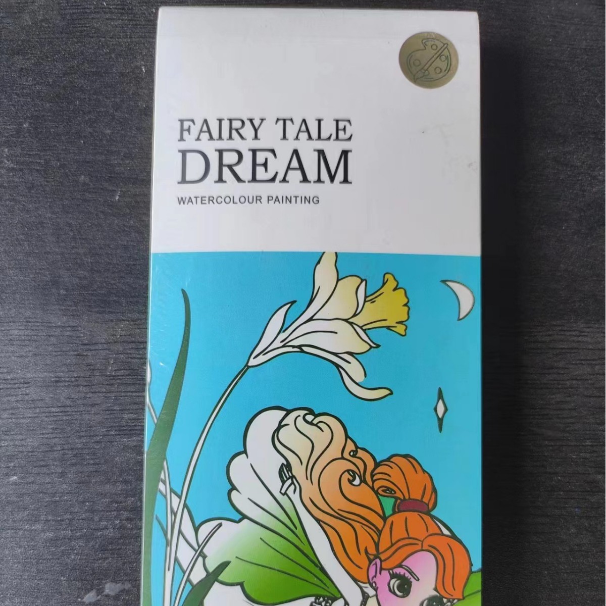 Picture of Comes with Watercolor Paint Graffiti Coloring Book Picture Book for Young Kidsren Early Education Princess Gouache Painting Book Note Coloring Book