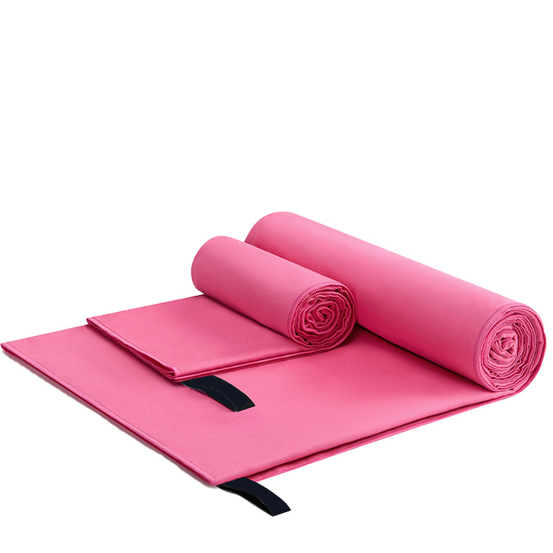 Picture of Quick-Drying Beach Towel Multi-Color Portable Quick-Drying Fitness Sports Towel Outdoor Beach Towel Mesh Bag
