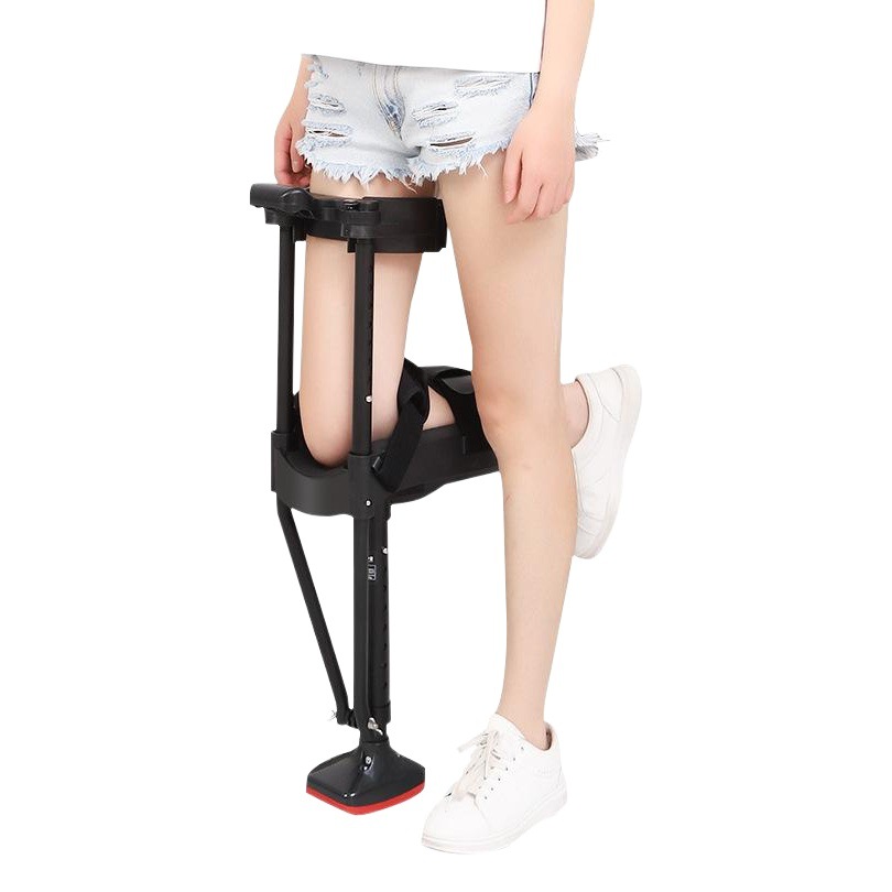 Ankle Sprain, Calf and Ankle Injury, Anti-Slip Crutches, Single-Leg Telescopic Walkers, Auxiliary Walking