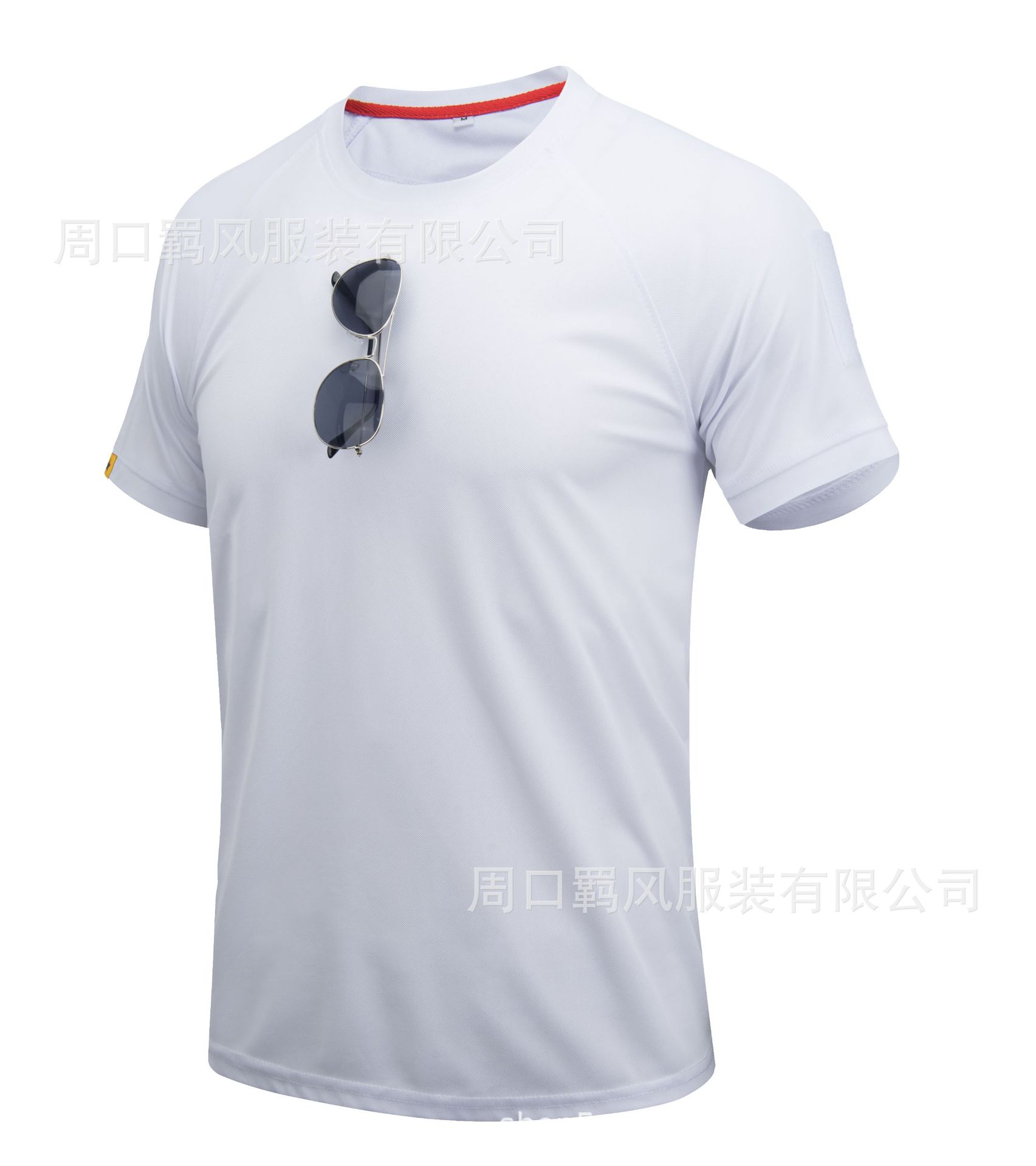 Picture of Jifeng Round Neck Quick-Drying Short-Sleeved Men's Summer Tactical Outdoor Quick-Drying Clothing with Flap Pocket Pantss Quick-Drying Sportswear T-Shirt