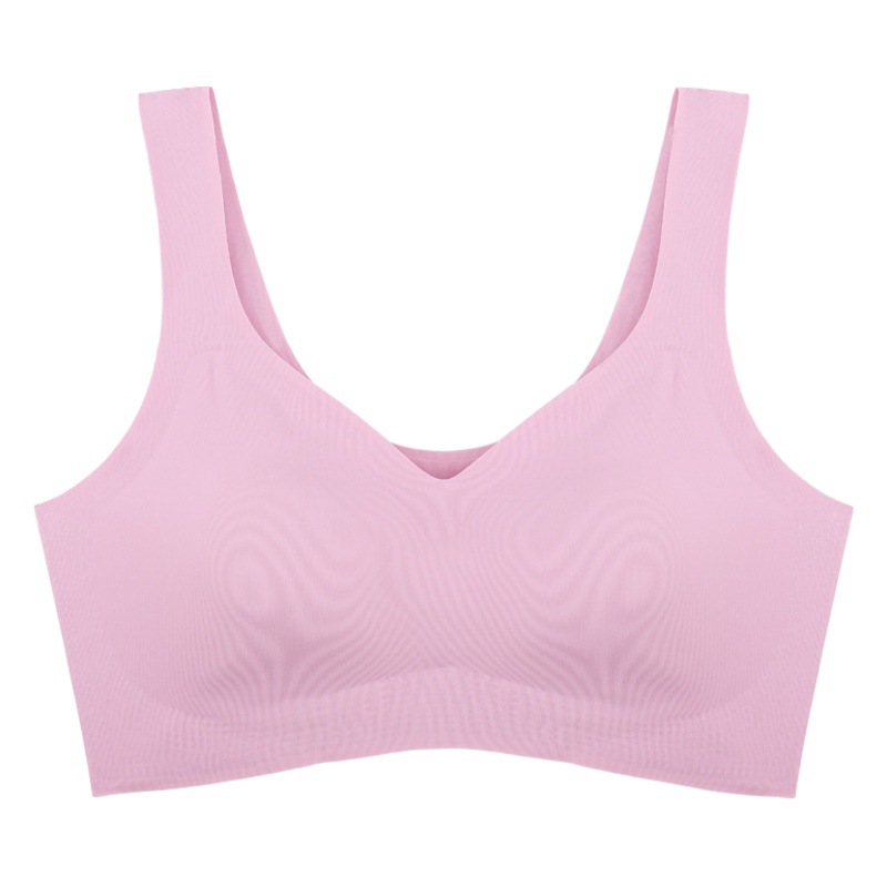 Japanese style peace of mind four generations seamless underwear women's one-piece push up wireless breathable Sports Plus Size beauty back bra women