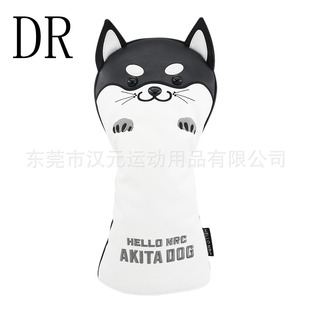 Picture of Factory wholesale Korea cross-border Golf Club cover protective cover iron cover wood dog outdoor sports accessories Black
