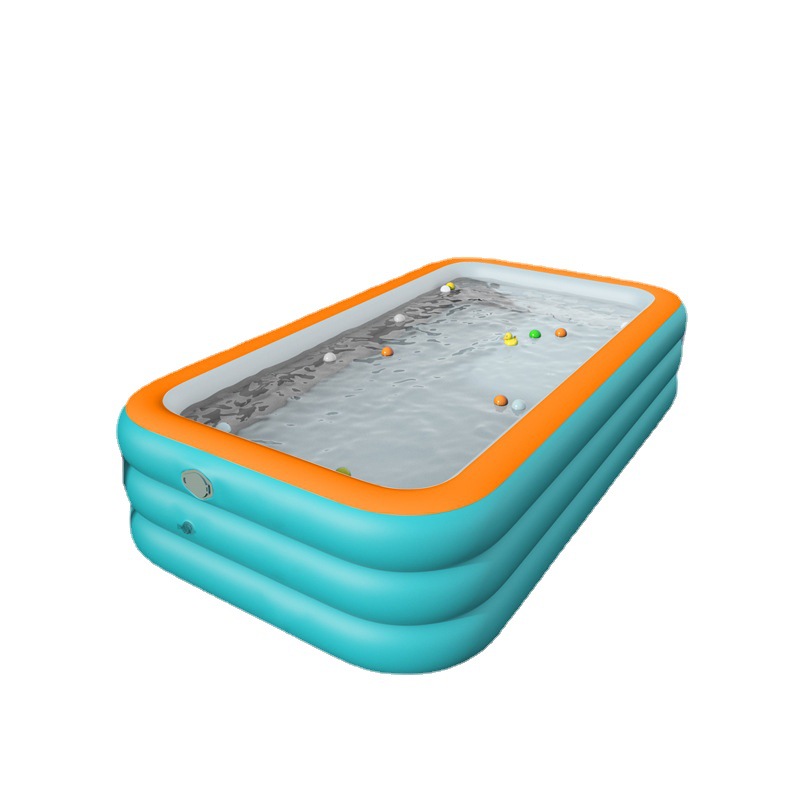 Picture of Inflatable Swimming Pool Children's Household Foldable Baby Baby Kids Adult Outdoor Family Bathpool Swimming Bucket