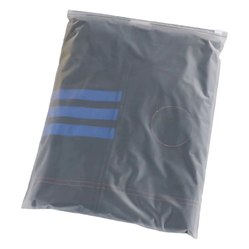 Thickened Frosted Zipper Bag Pe Transparent Clothing Packaging Bag Shoe Storage Sub-Packaging Bag Plastic Bag Thickened and Durable
