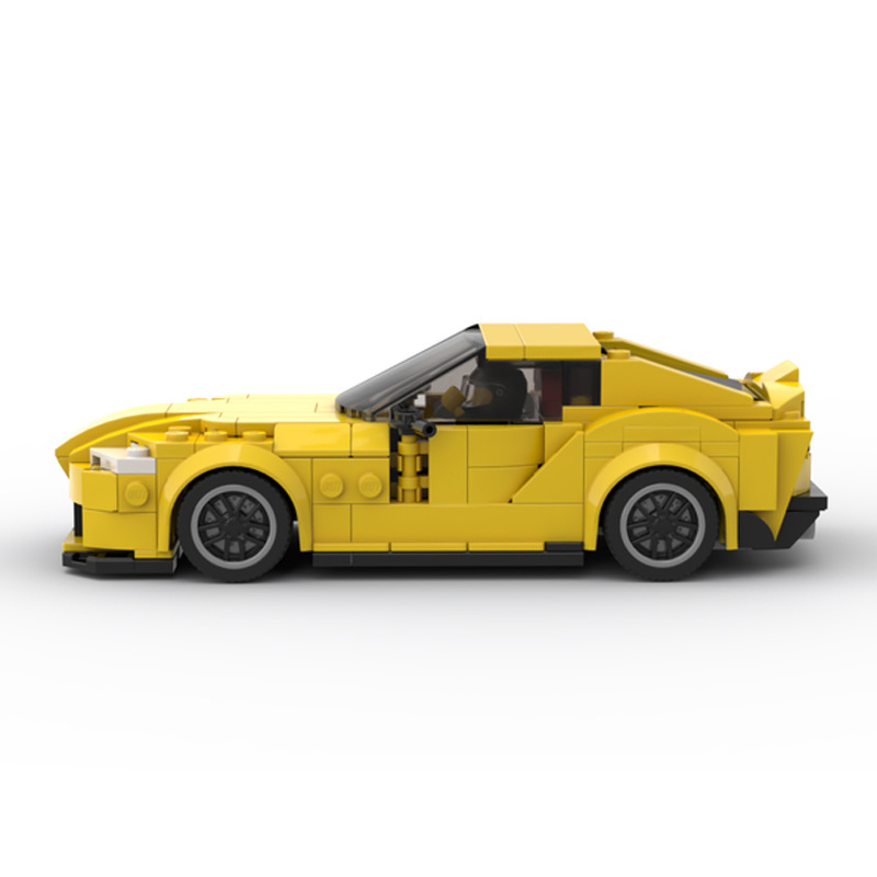 Picture of MOC compatible Lego patchwork toy gift boy model Toyota Supra GR racing sports car