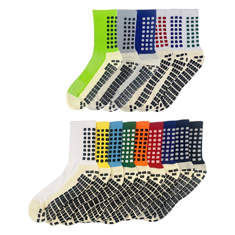 Foshan adult tube hot plastic non-slip football sports socks cross-border sweat absorption shock absorption wear-resistant basketball towel socks
