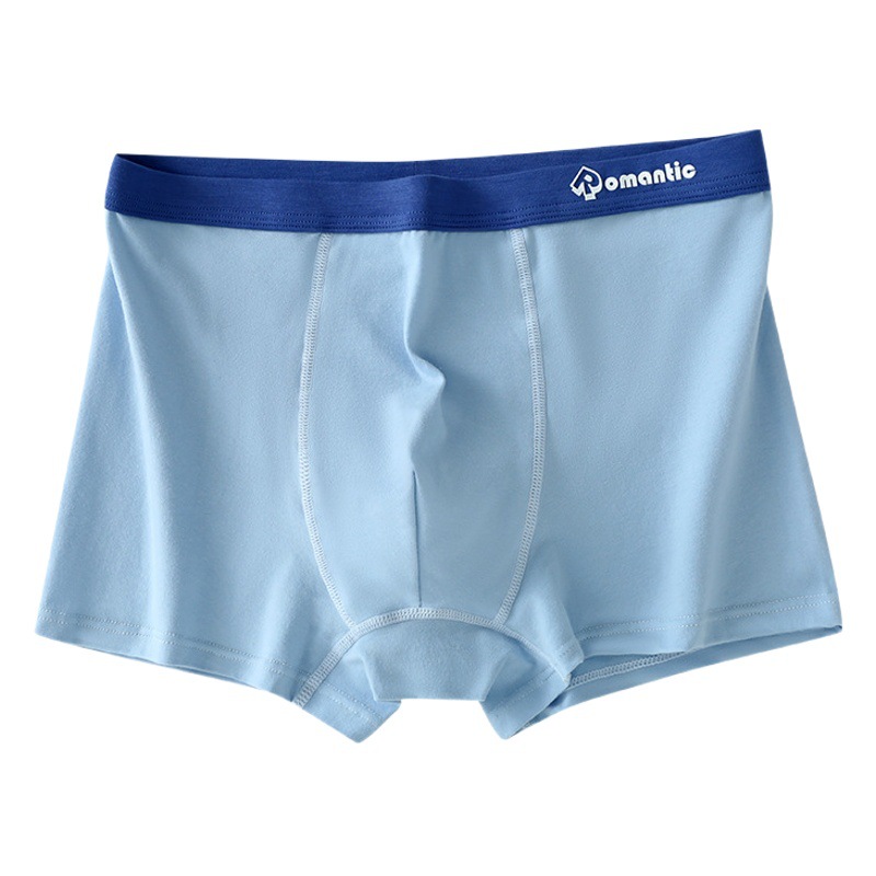 Picture of Youth underwear boys development period students junior high school students older children cotton boxer shorts development period plus size