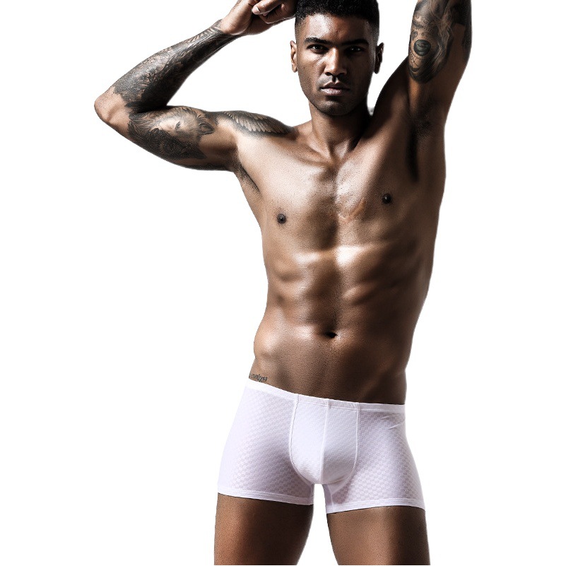 Summer light breathable mesh ice silk men's underwear men's boxer shorts summer mesh boxer shorts men's shorts
