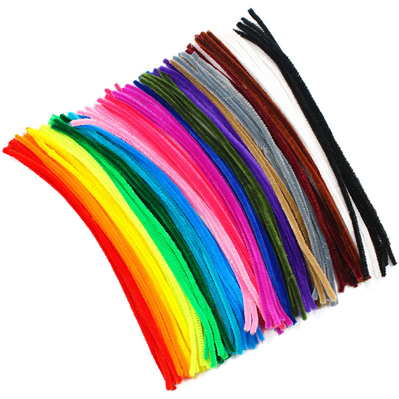 Picture of Children's puzzle twist bar environmental protection color wool wool root plush DIY kindergarten handmade beautiful Labor materials