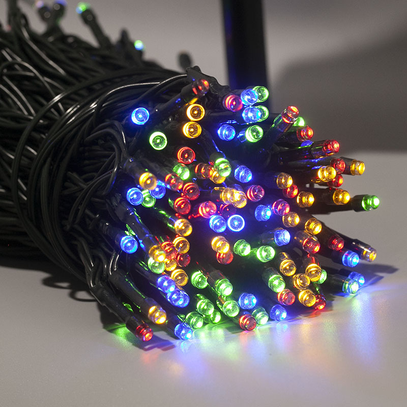 Picture of led string lights outdoor solar lights string line atmosphere lights strip outdoor tree decorative lights courtyard layout lights
