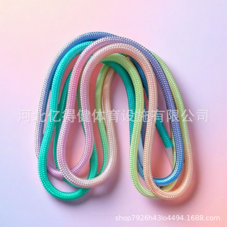 Picture of Artistic Gymnastics Rope/Nylon Colorful Solid Color Gymnastics Five Competition Training Fitness Products Manufacturers