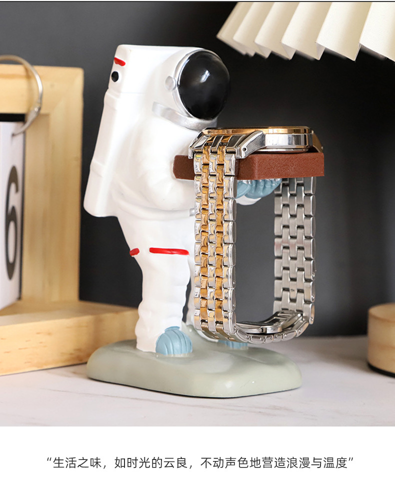 Picture of Creative Astronaut Watch Bracket Bracket Display Stand Astronaut Watch Stand Watch Holder Storage Stand Watch Stand Ornaments