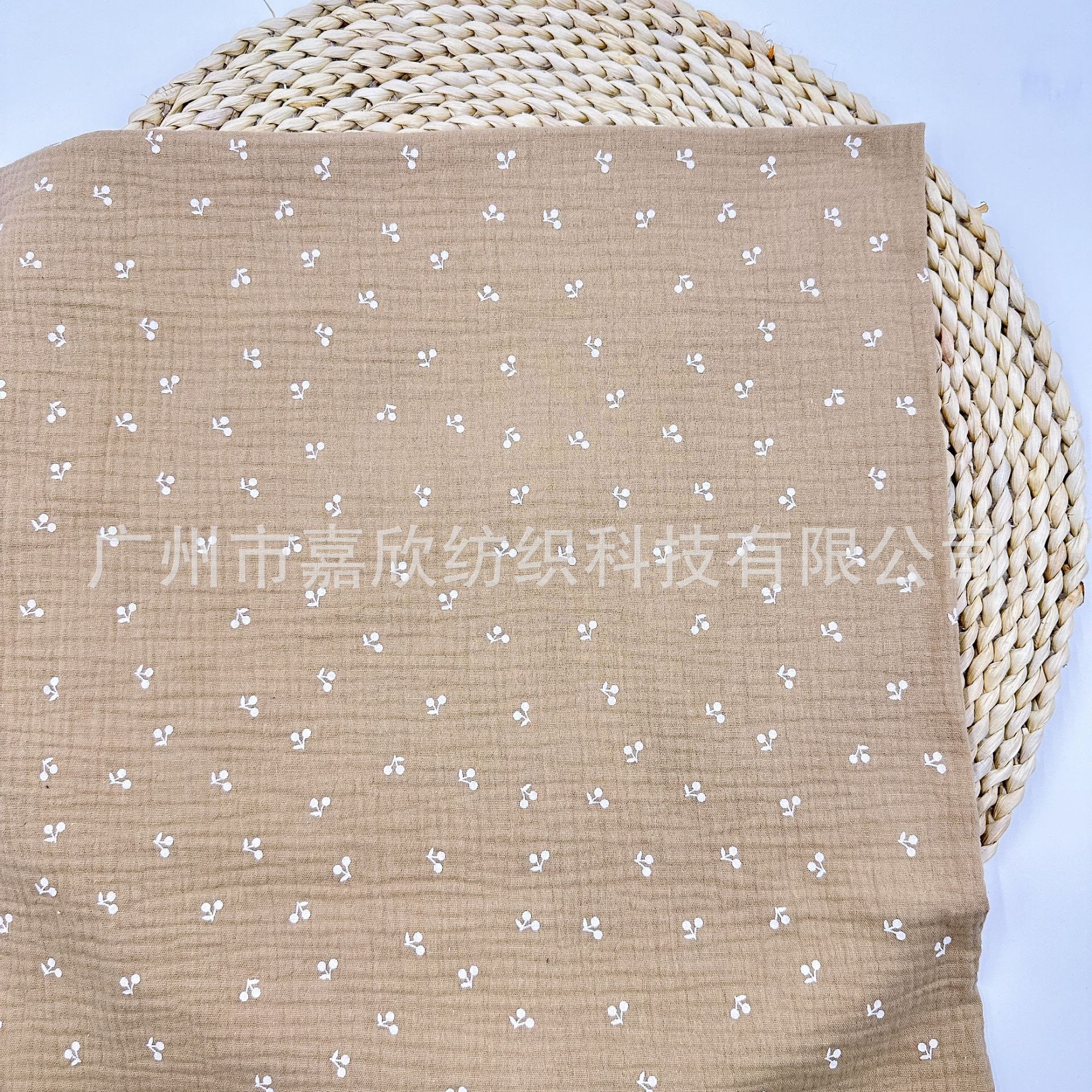 Pure Cotton Double-Layer Yarn Fabric Class A muslin Newborn Bags Blanket Maternal and Infant Home Clothes Pajamas Children's Wear Fabric