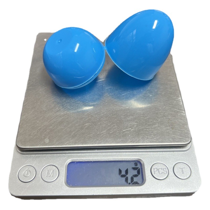Easter eggshell egg plastic opening decoration twisted egg egg shell 4*6CM small egg shell plastic egg shell