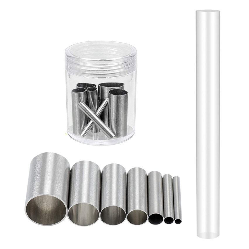 Cross-border ceramic tools 8 pieces of suit soft clay clay figure cut round tool mold acrylic mud stick
