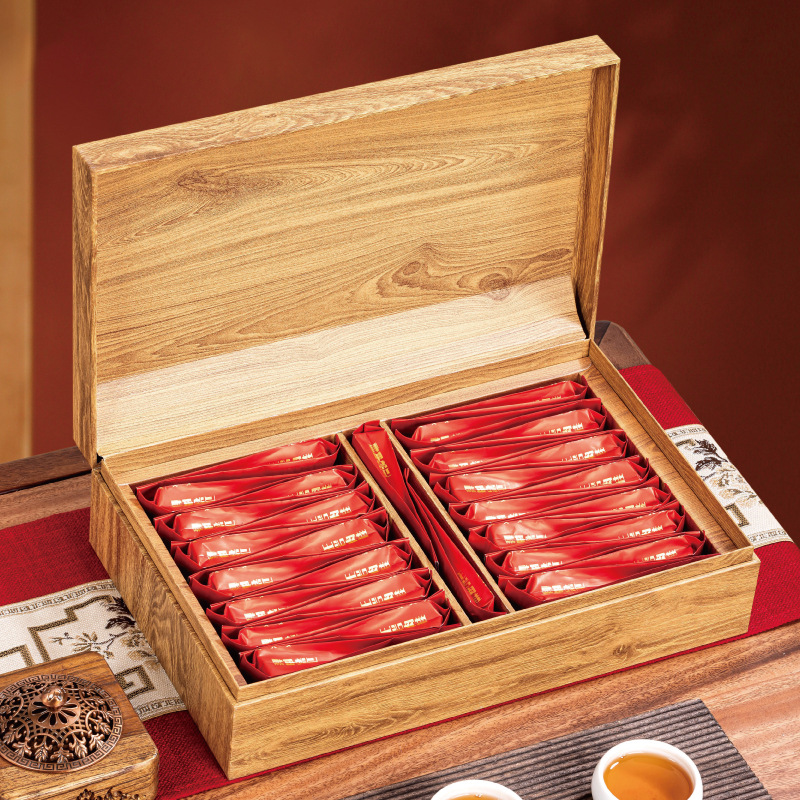 Rock Tea Brewing Box Tea Packaging Box Empty Gift Box High-End Long Brewing Half-Pound Single-Orchid Tea Dahongpao Cinnamon Gift Box