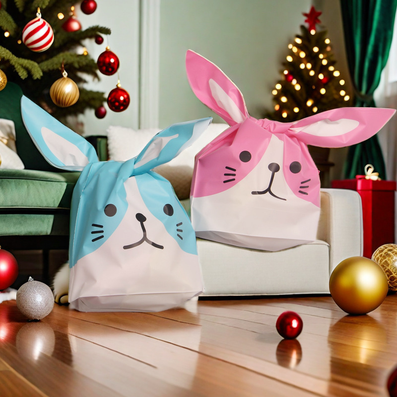 Puppy Rabbit Ears Packaging Bag Baking Biscuits Candy Gift Bag Socks Underwear Lollipop Scented Tea Bag