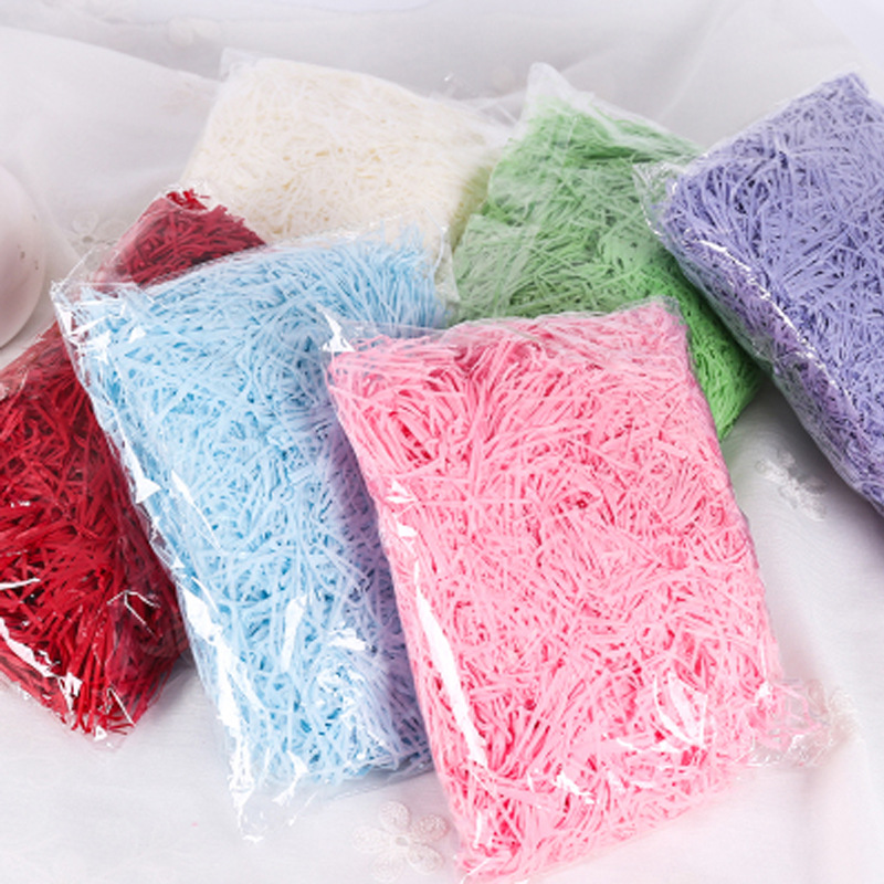 100 karat feicao shredded paper Silk Festival supplies wedding decoration candy box birthday gift box filling