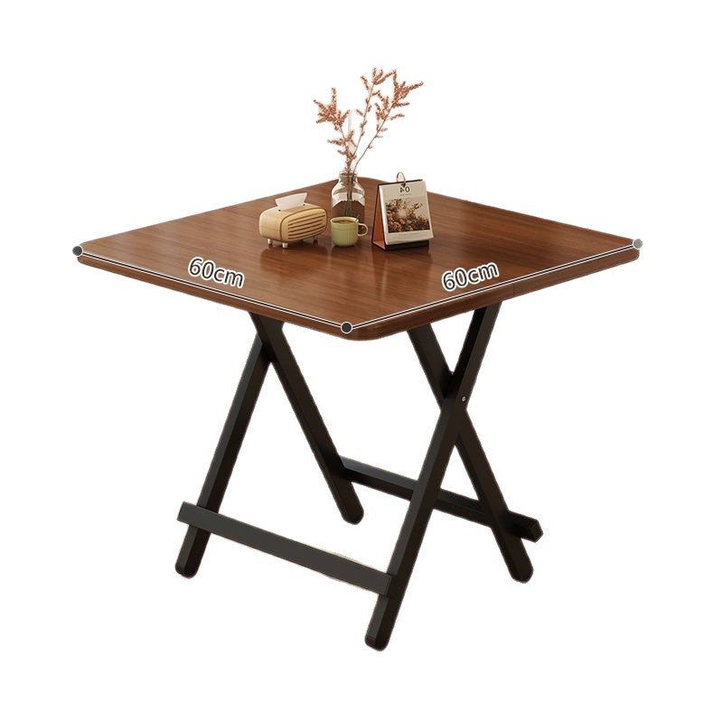 Picture of Foldable dining table, portable night market, stall, square table, household small apartment, rental room, dining table, dormitory, homework