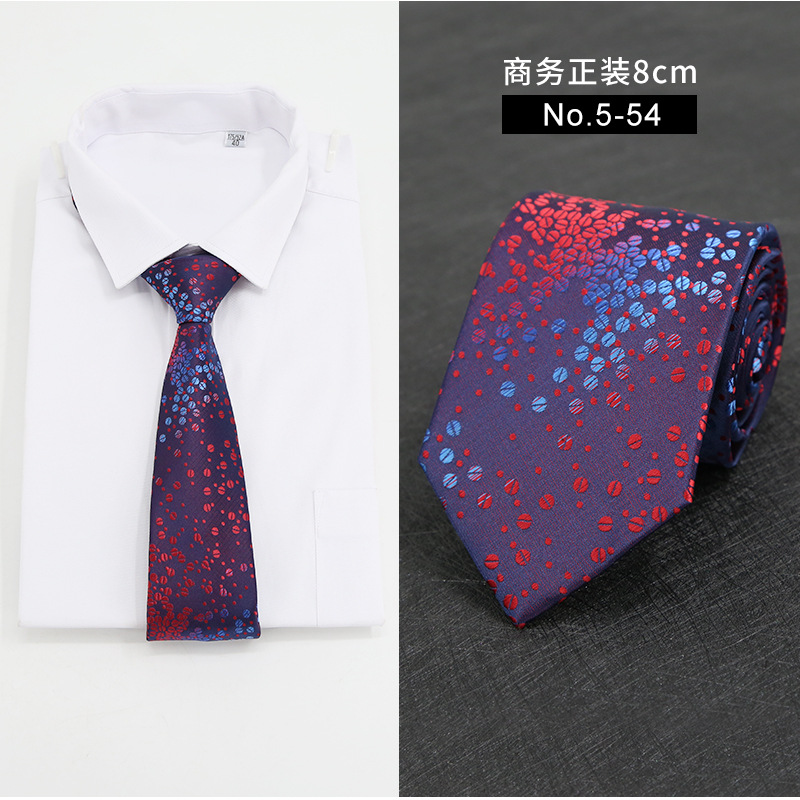 Picture of New Style Tie Men's Formal Business Casual Simple Style Solid Color Striped Arrow-Shaped Tie Manufacturer Ready Stock Wholesale