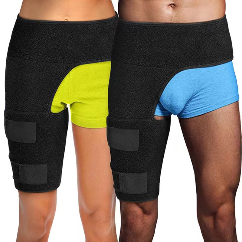 Cross-border Amazon fitness leg protection groin belt anti-muscle strain hip belt weightlifting thigh protection sports protector