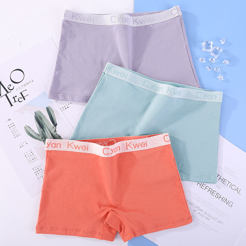 Picture of 4025 Women's Boxer Briefs Women's Cotton Girls' Briefs Women's Large Size Chubby Girls Student's Boxer Shorts Head Women
