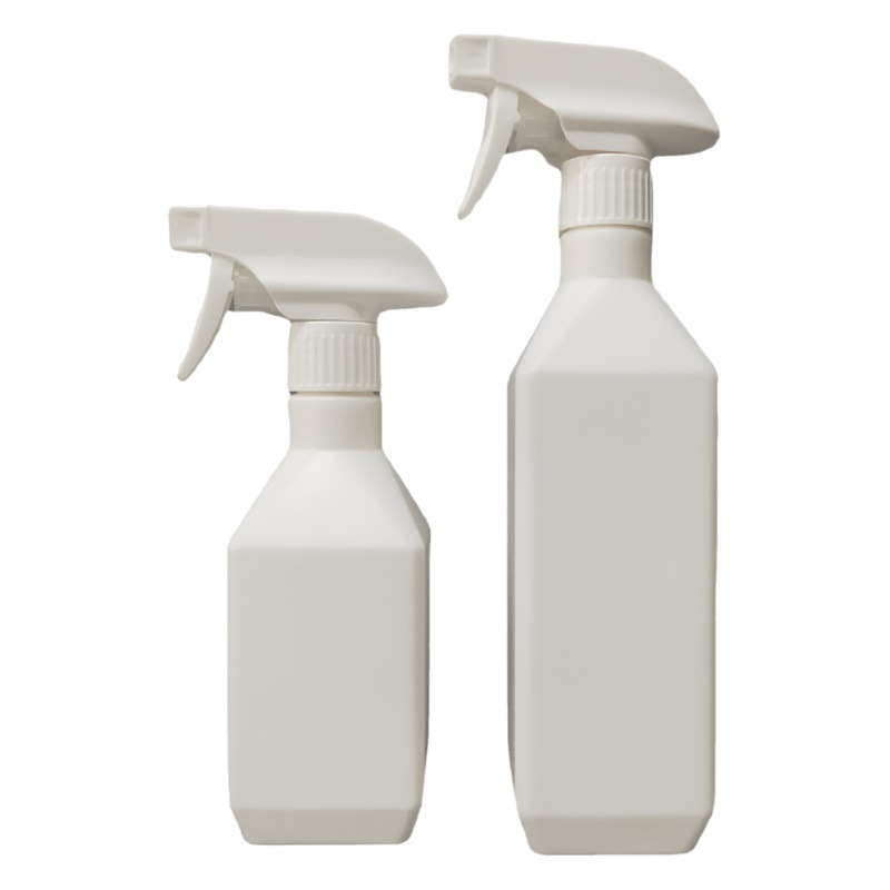 300ml 500ml square spray bottle pe plastic bottle disinfectant bottle square spray bottle detergent sub-bottle