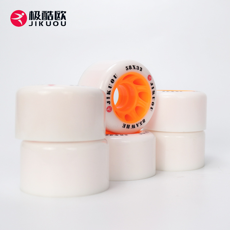Double-Row Skating Pattern Speed Pulley Universal Wheel Square Outdoor Wheel Anti-Skid Wheel Skating Venue Special High-Speed Wheel