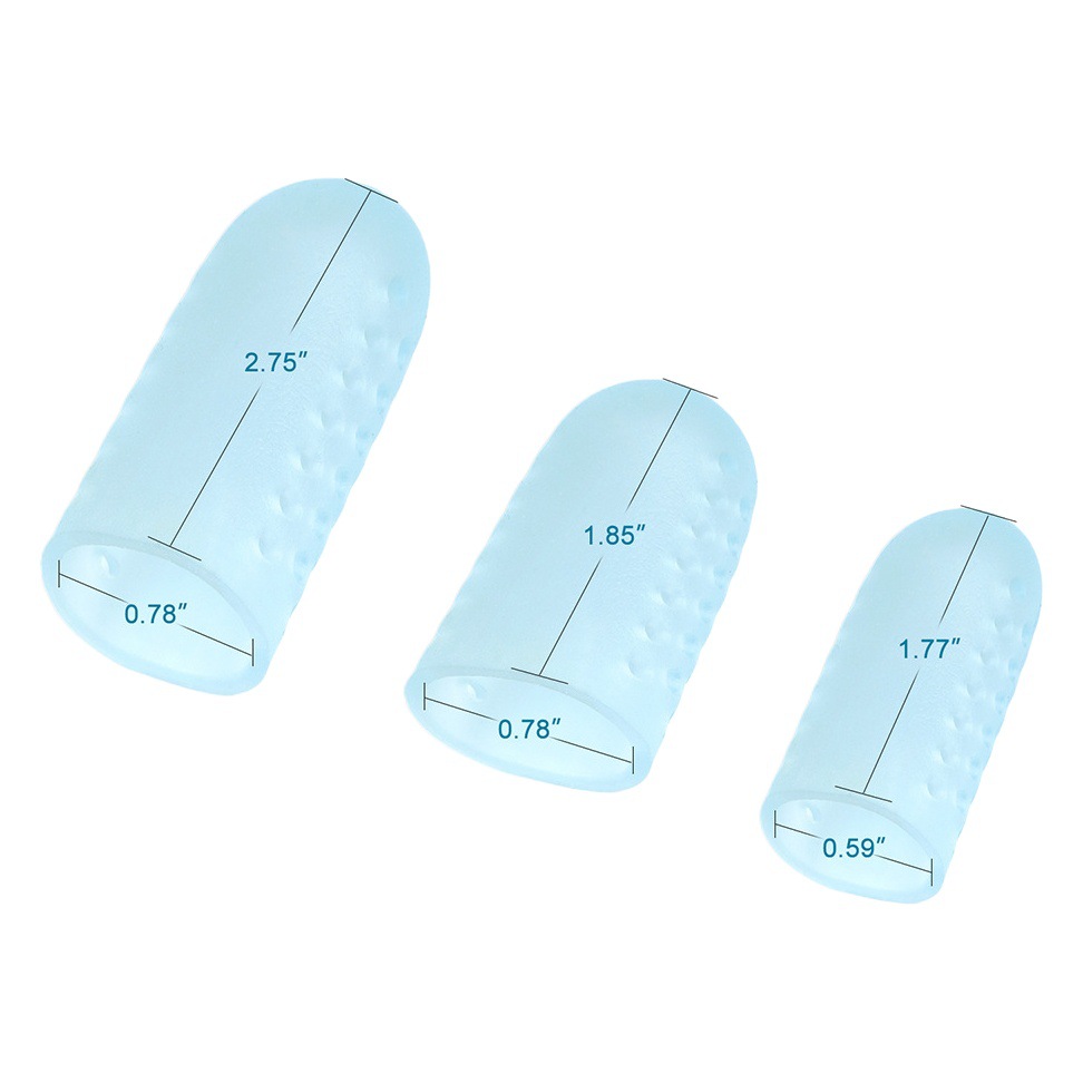 Sumifun Amazon Cross-Border Silicone Finger Cover Anti-Slip and Anti-Wear Finger Protective Cover Toe Cover K30027
