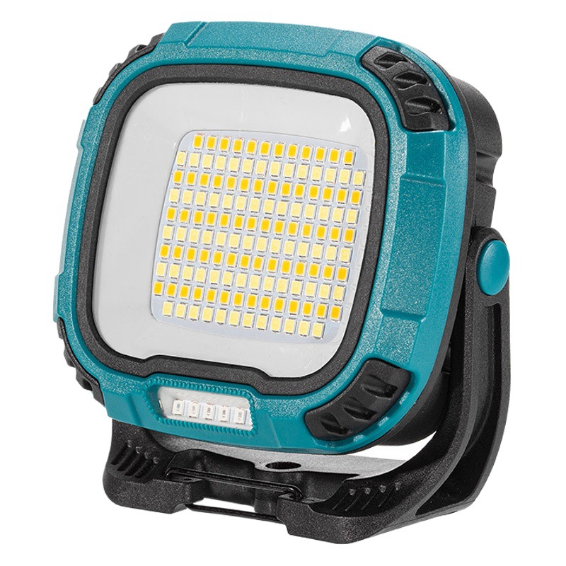 Cross-border new LED multi-functional portable charging light work lamp emergency night market portable flashlight