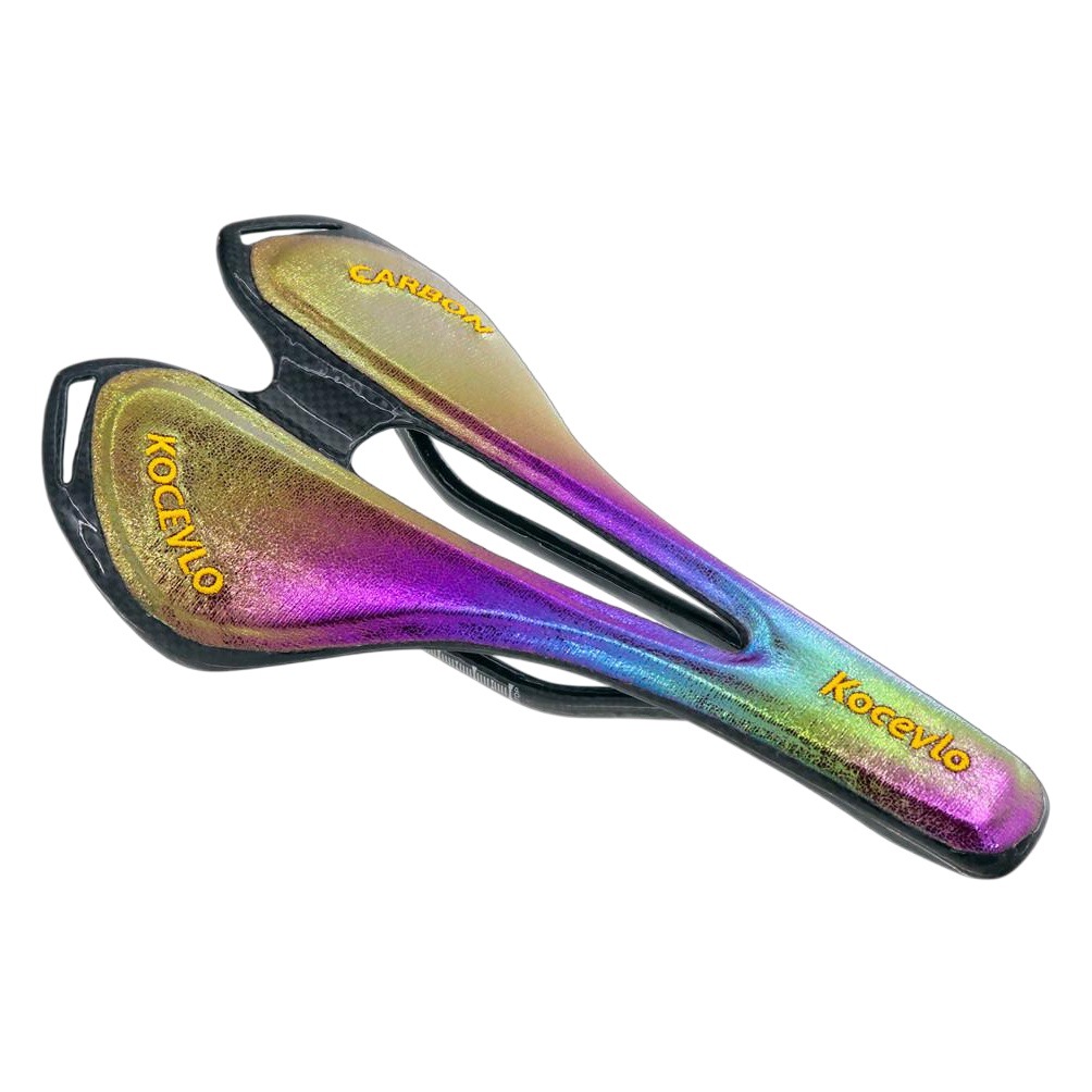 Colorful carbon fiber saddle road mountain bike colorful seat cushion riding high quality cushion bicycle parts