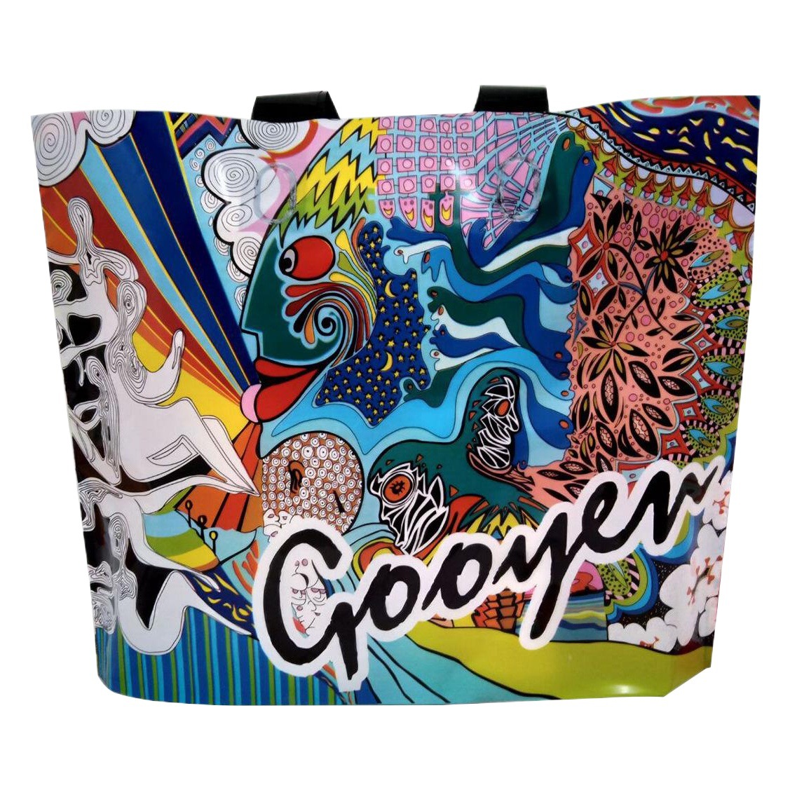 Chinese style colorful plastic gift packaging bags for boys and girls children clothing clothes shop handbags wholesale