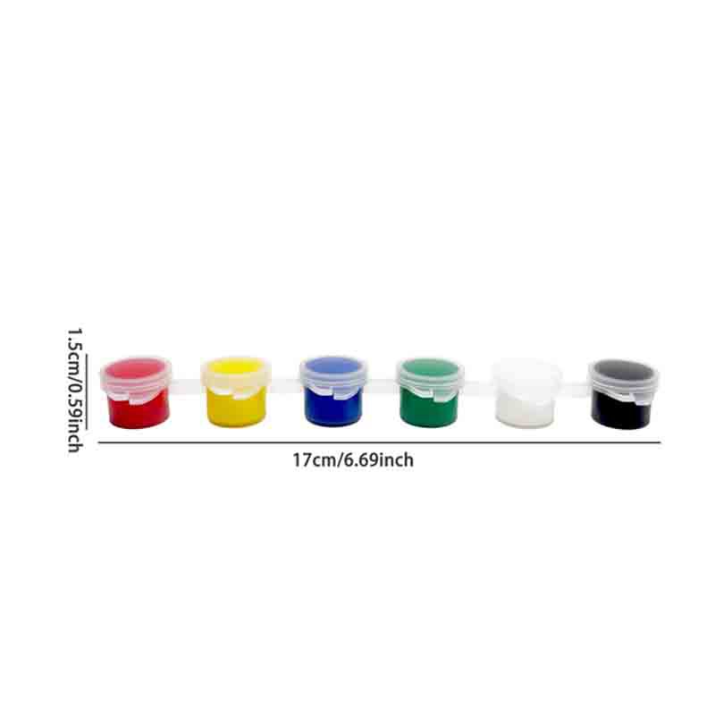 Picture of Children's Waterproof Acrylic Pigment Strip Kindergarten DIY Fine Arts Graffiti Gypsum Pigment Kite Painting Pigment