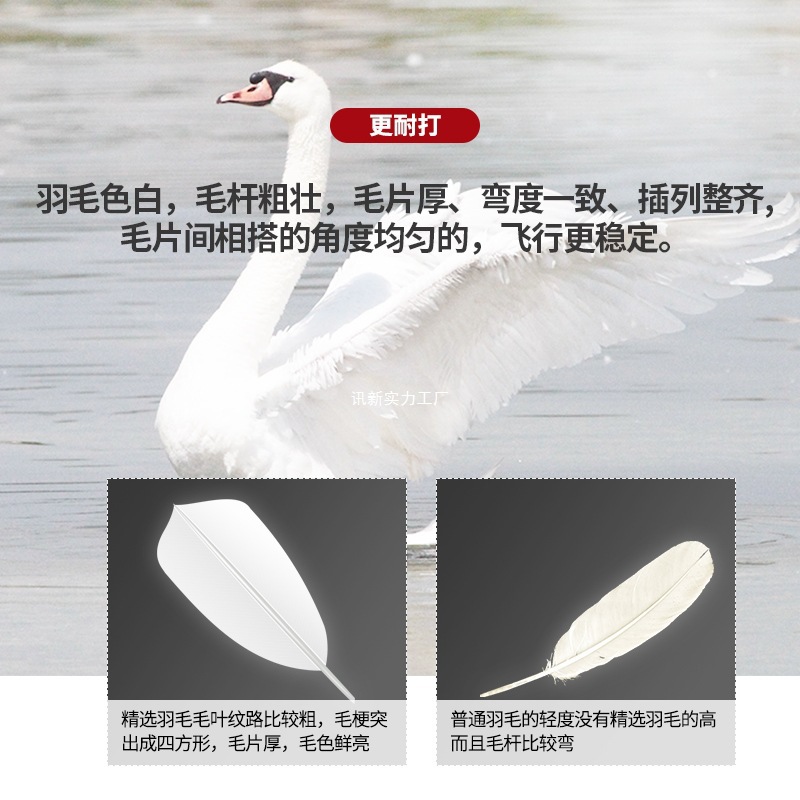 Picture of Dickos Badminton 12-Pack Durable King Not Easy to Break Goose Feather Outdoor Competition Set Training Ball